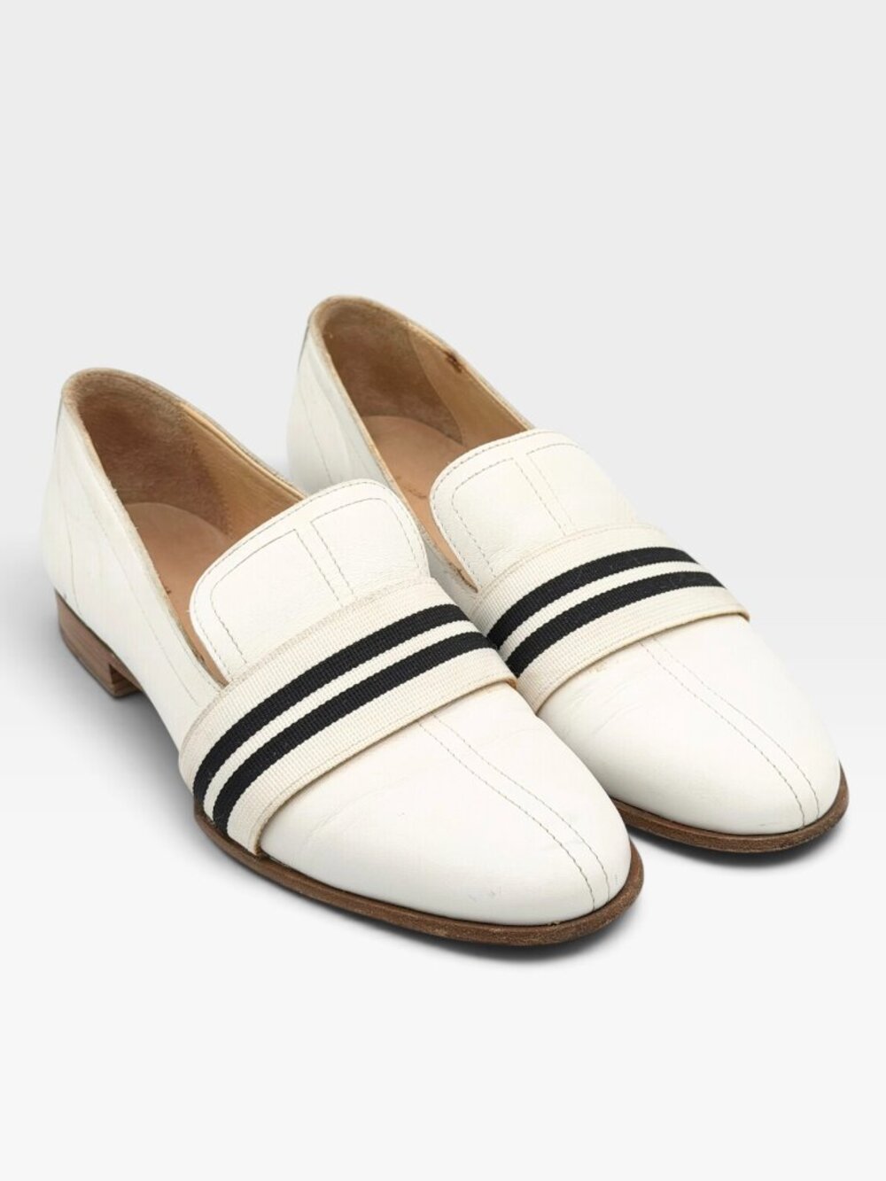 Rag & Bone Amber White Leather Loafers
